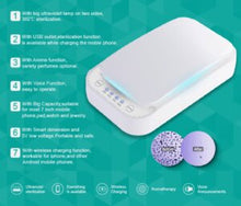 Load image into Gallery viewer, Ultimate UV Sterilizer Cell Phone w/ Wireless Charging